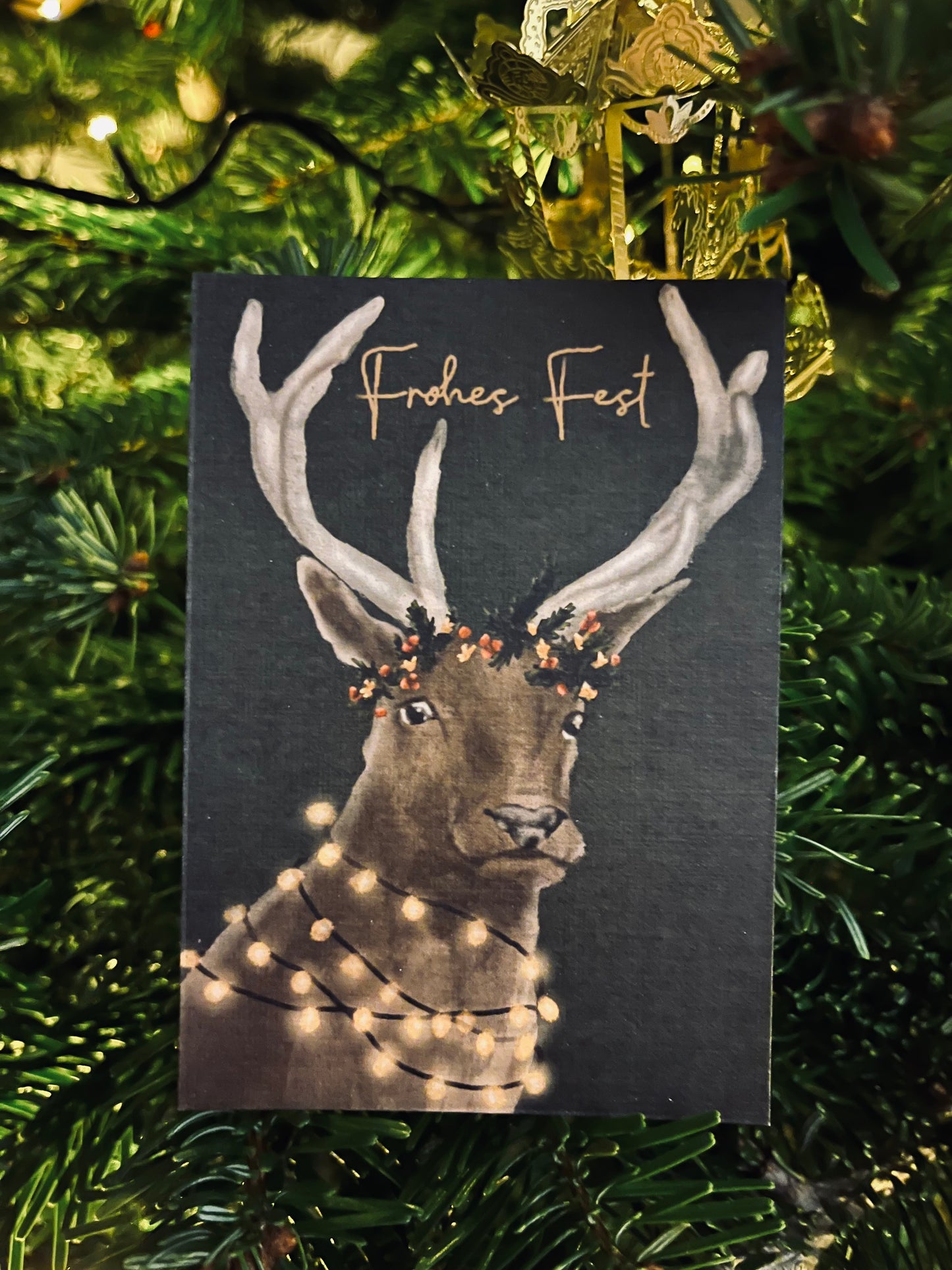Frohes Fest - Hirsch