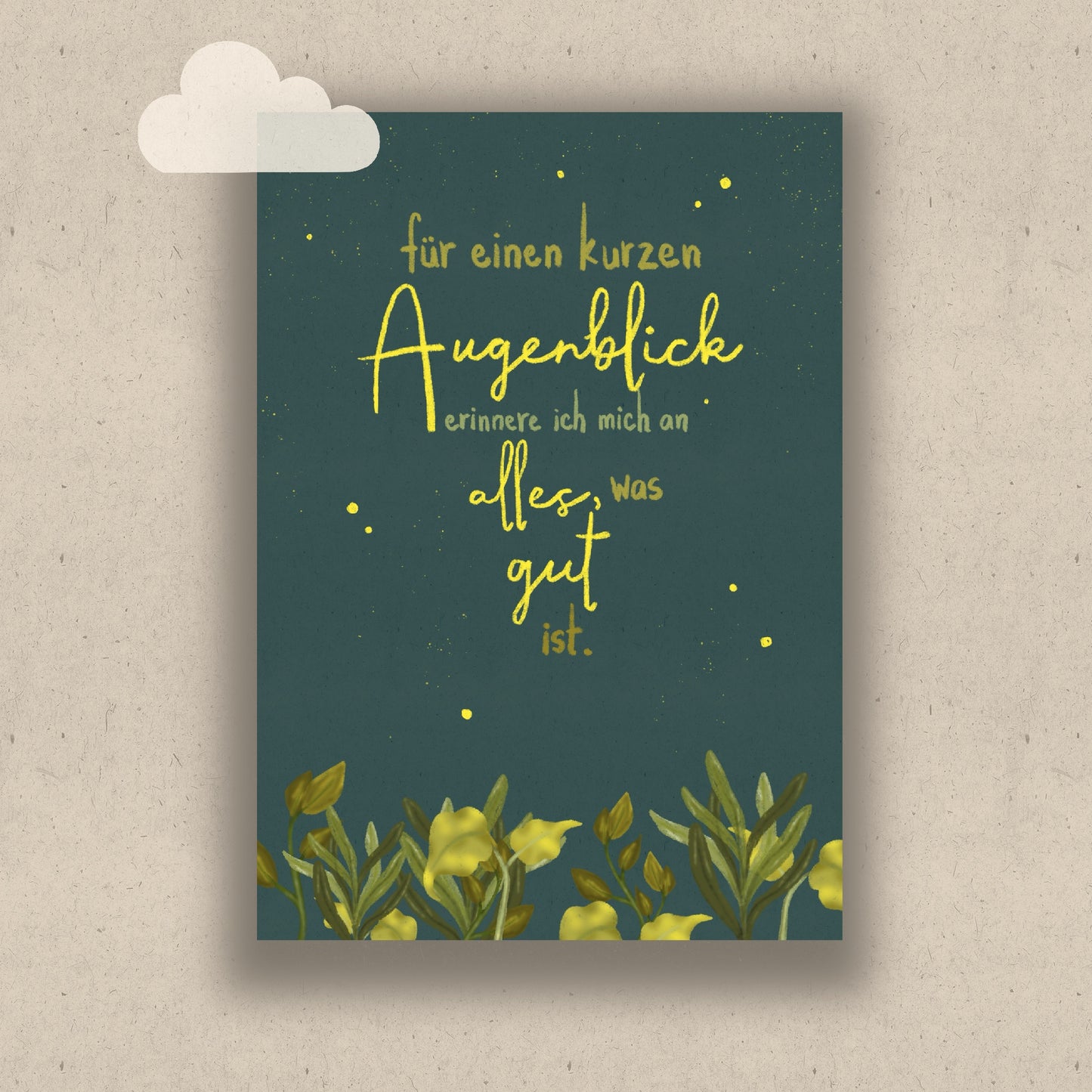 Für einen kurzen Augenblick