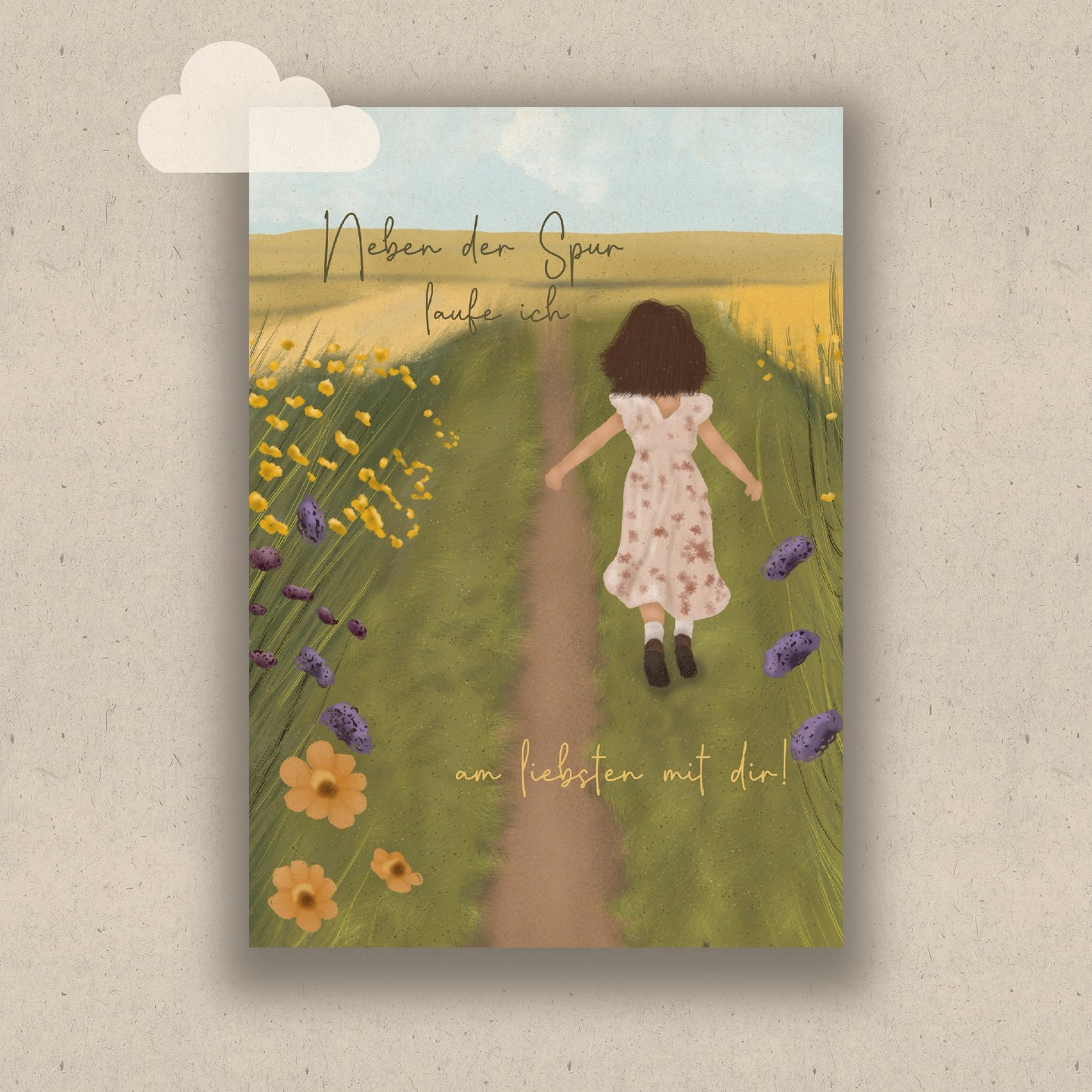 Neben der Spur laufe ich am liebsten mit dir