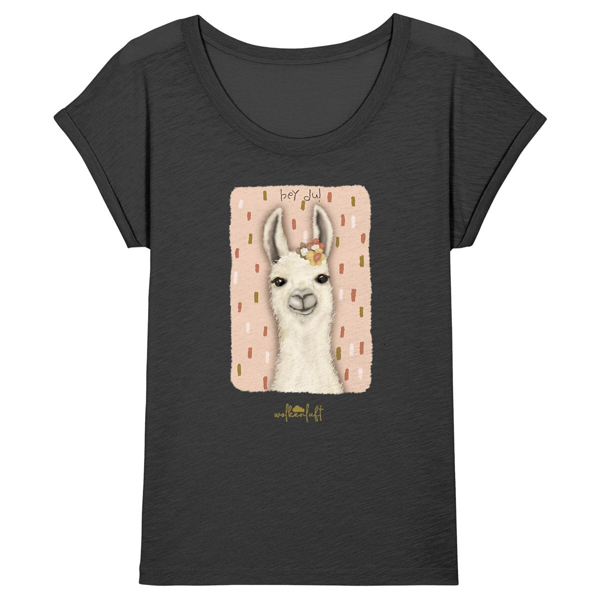 Hey Du! -Alpaka - Women`s slub t-shirt
