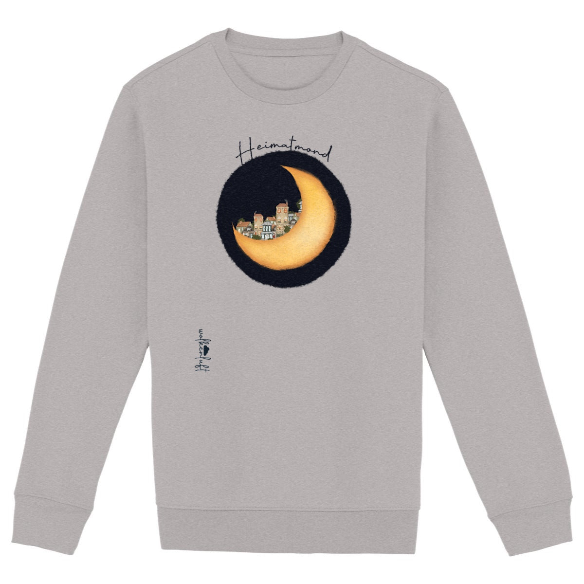 Heimatmond - Unisex Sweatshirt - Motiv mittig