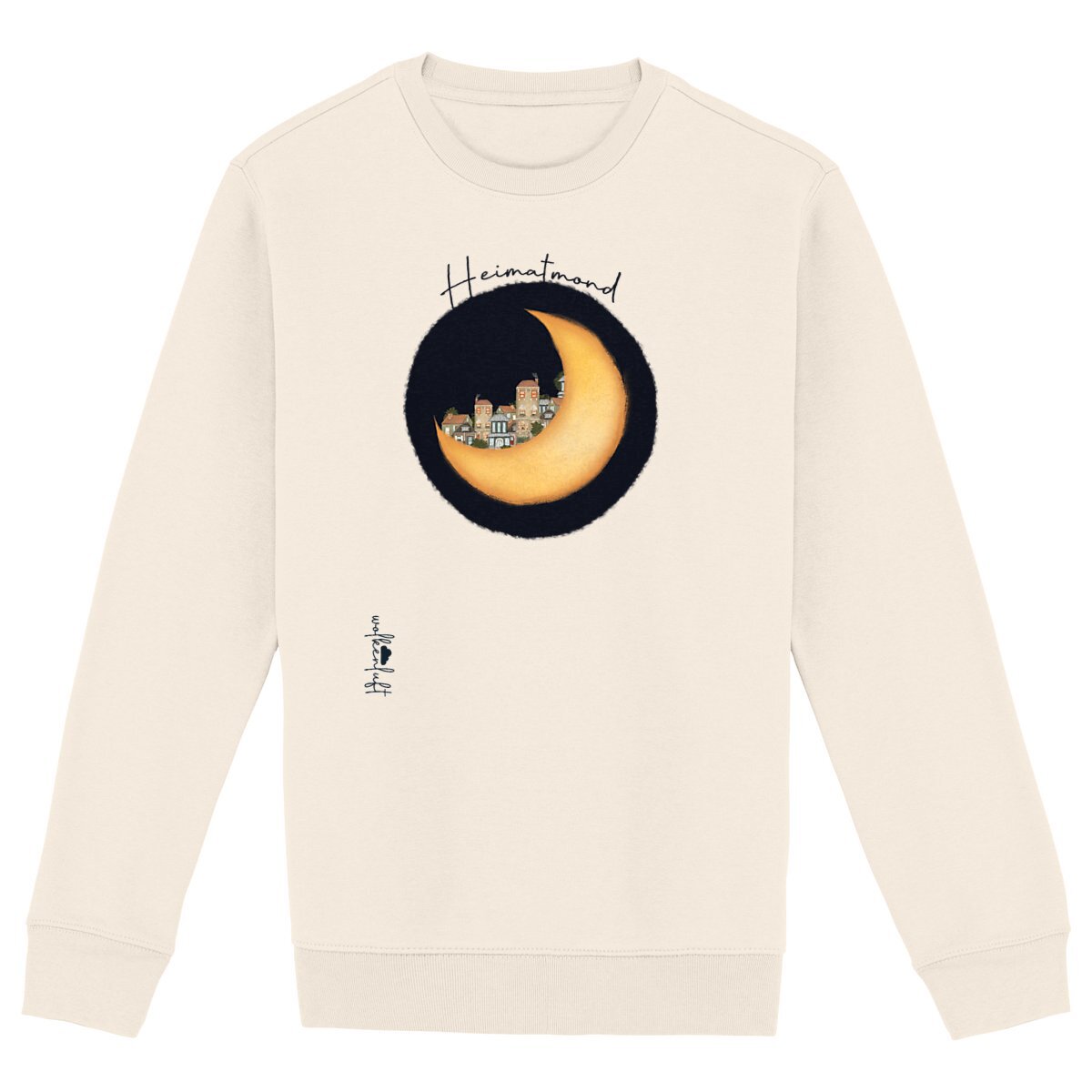 Heimatmond - Unisex Sweatshirt - Motiv mittig