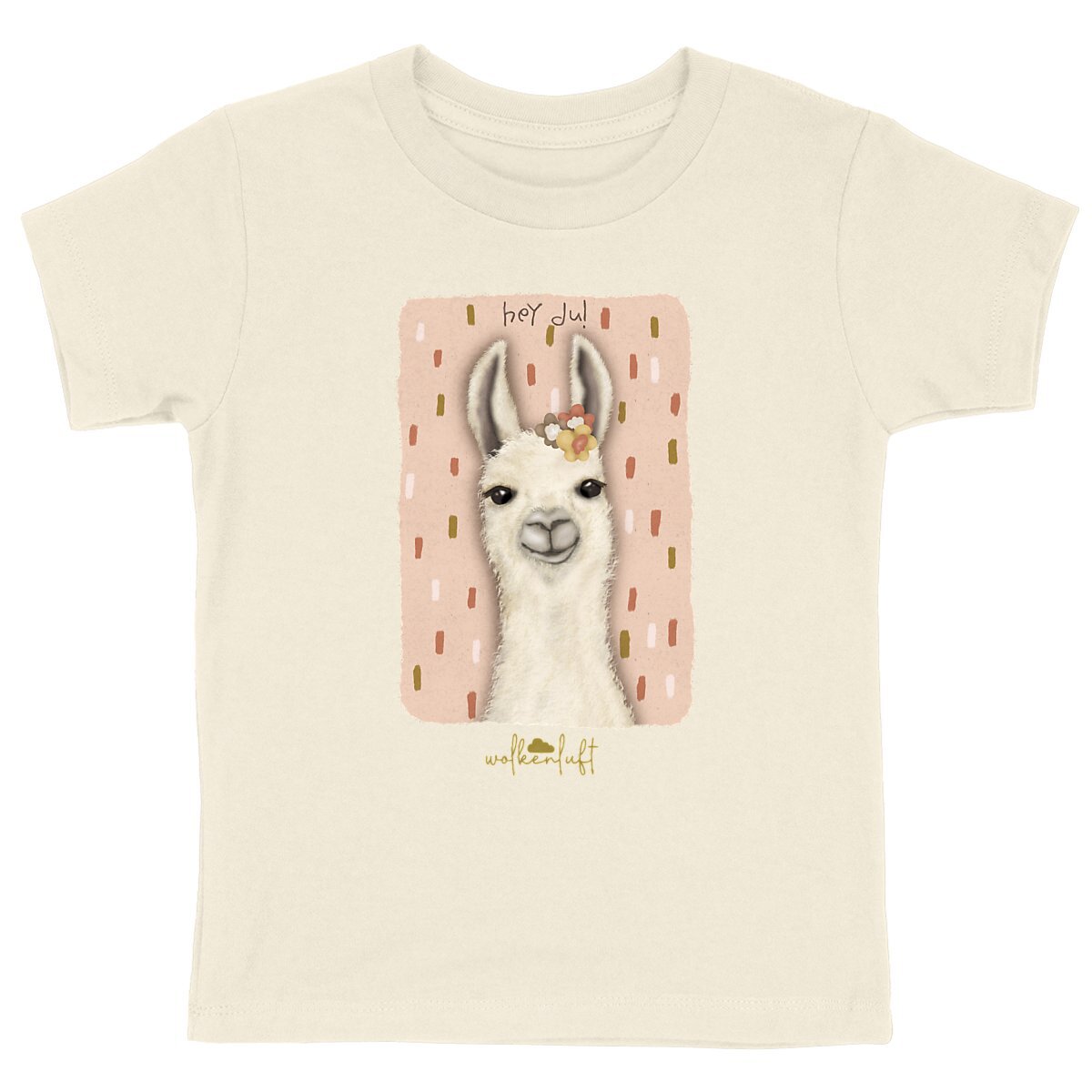 Hey Du! - Alpaka - Kinder T-Shirt aus Bio-Baumwolle