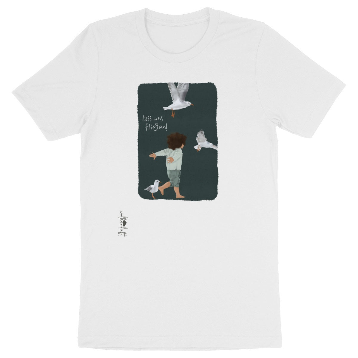 Lass' uns fliegen! - Unisex T-Shirt aus Bio-Baumwolle