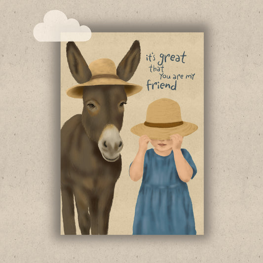 It‘s great that you are my friend