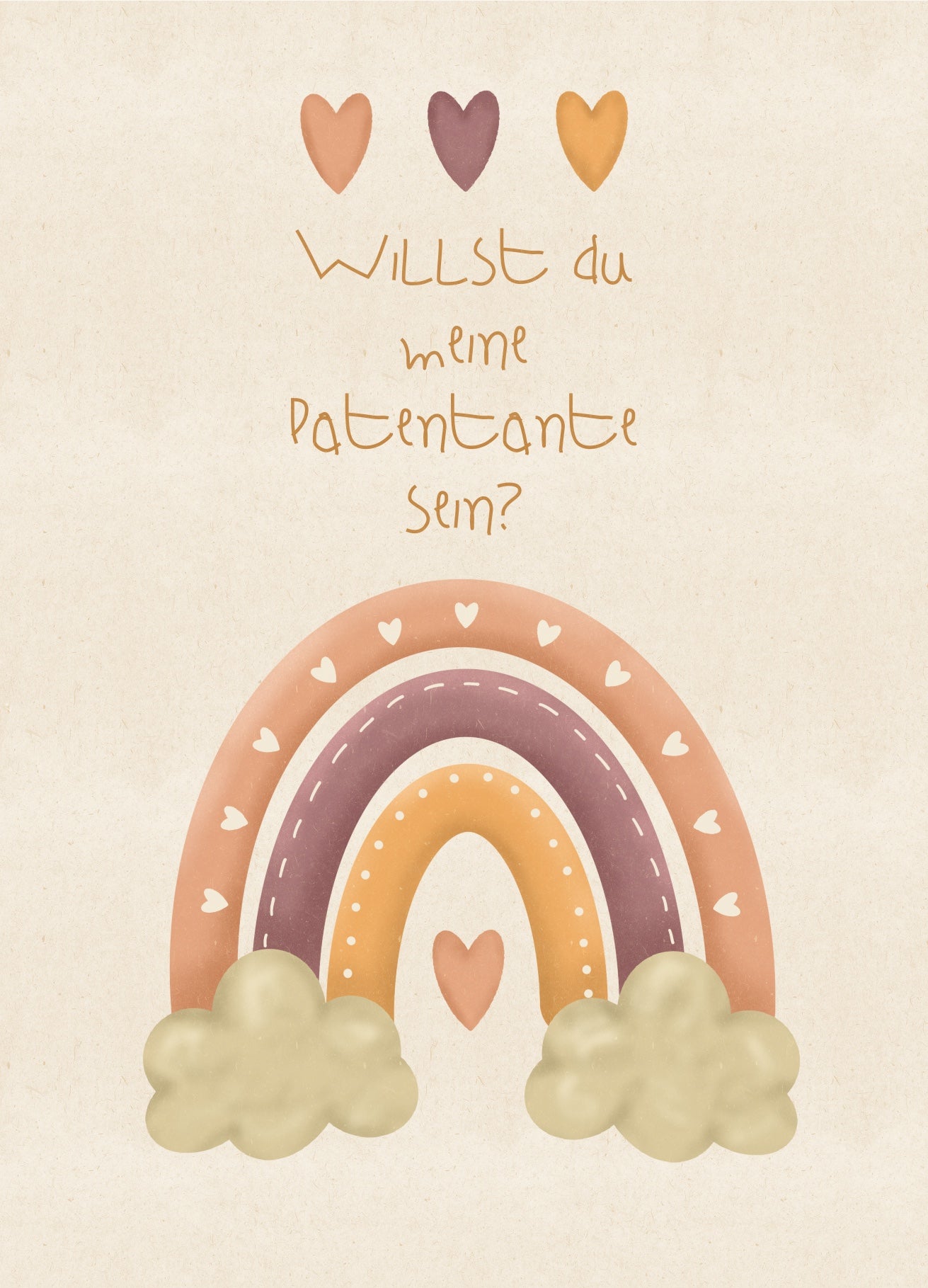 Willst du meine Patentante sein? - Edition 2