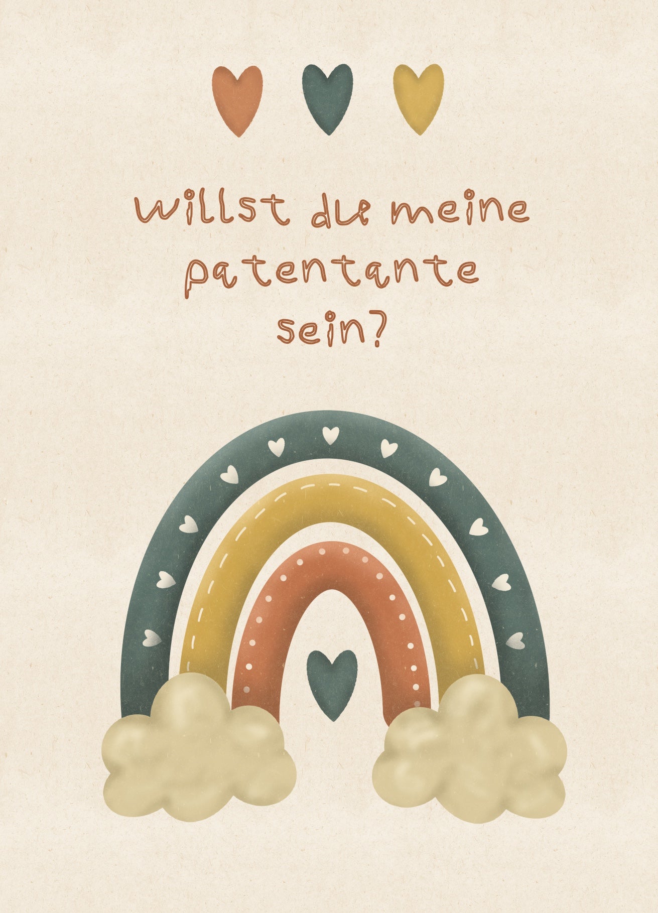 Willst du meine Patentante sein? - Edition 1