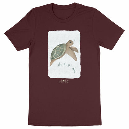 Slow Things Down - Unisex T-Shirt aus Bio-Baumwolle