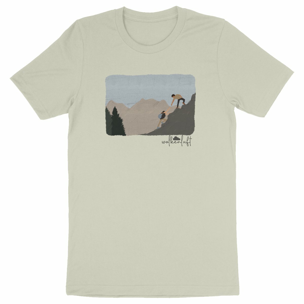 Zusammen schaffen wir alles. - Unisex T-Shirt aus Bio-Baumwolle