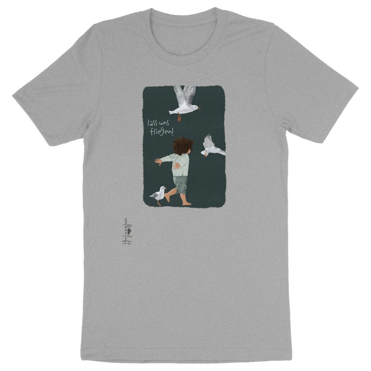Lass' uns fliegen! - Unisex T-Shirt aus Bio-Baumwolle