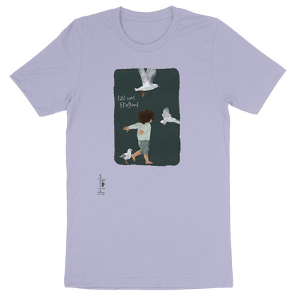 Lass' uns fliegen! - Unisex T-Shirt aus Bio-Baumwolle