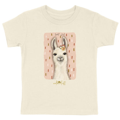 Hey Du! - Alpaka - Kinder T-Shirt aus Bio-Baumwolle