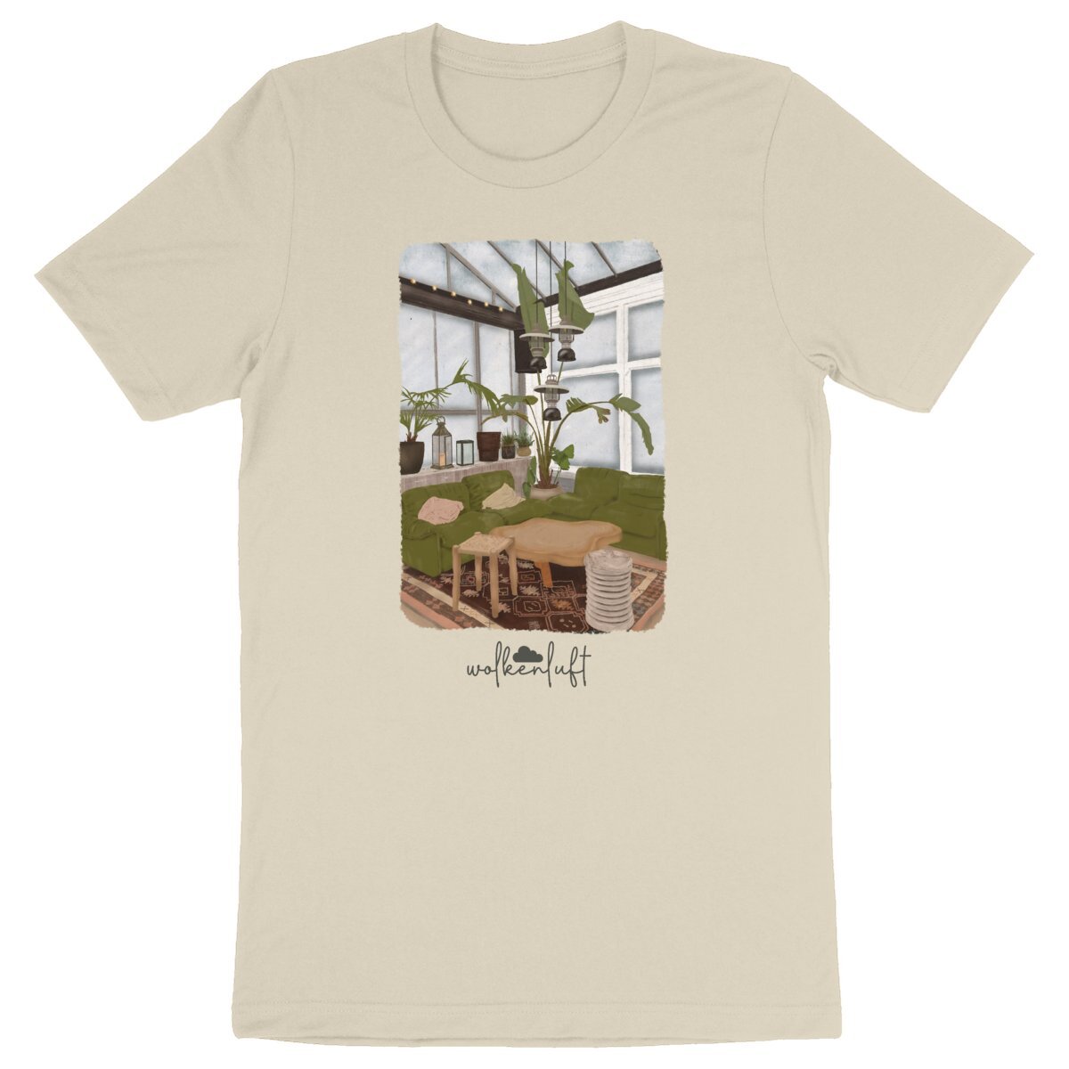 Branding - Unisex T-Shirt aus Bio-Baumwolle (pastell)