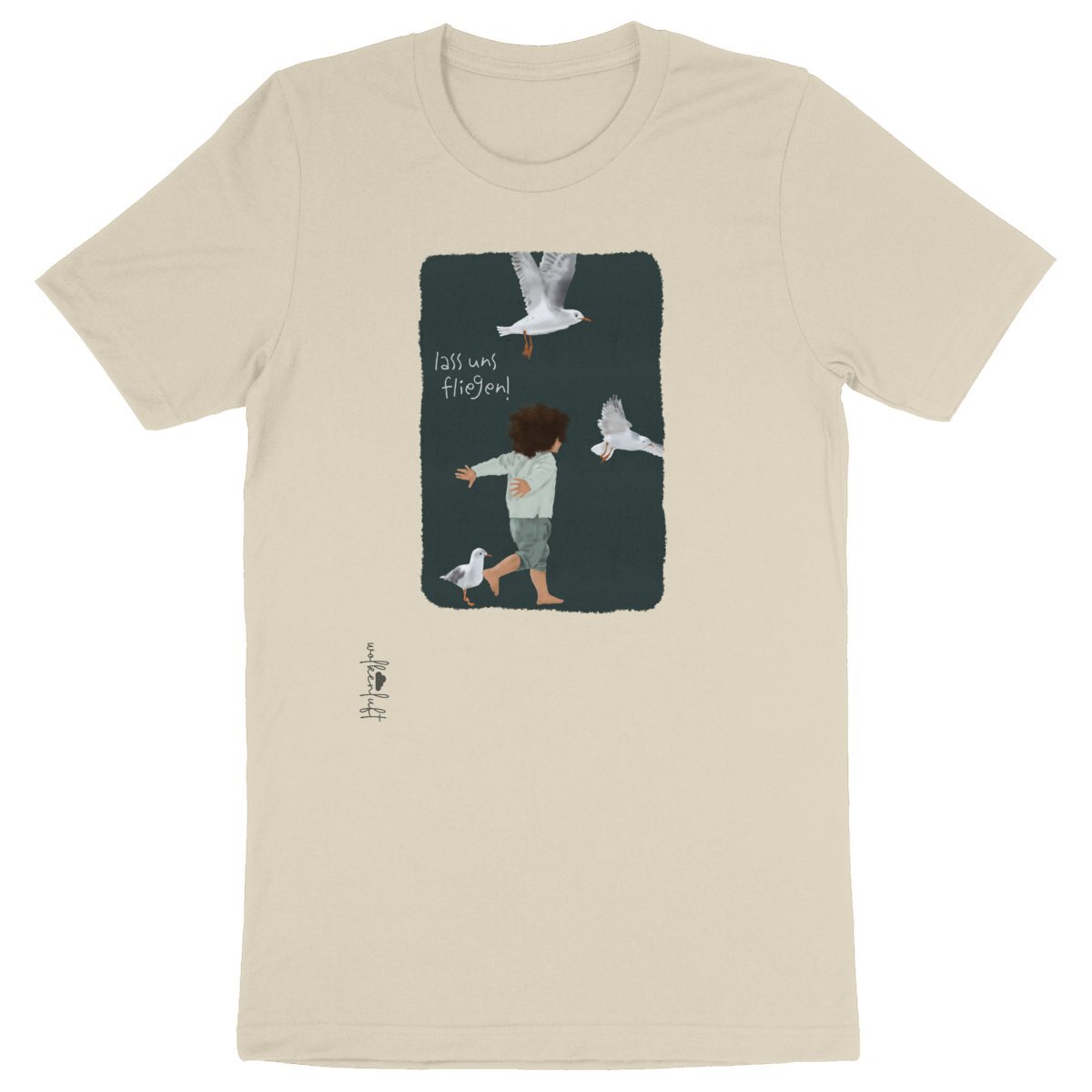 Lass' uns fliegen! - Unisex T-Shirt aus Bio-Baumwolle