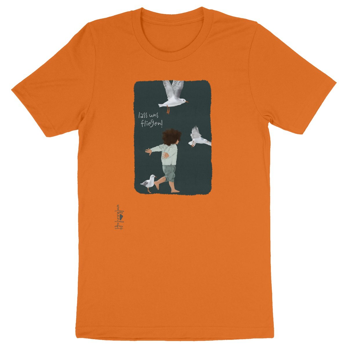 Lass' uns fliegen! - Unisex T-Shirt aus Bio-Baumwolle
