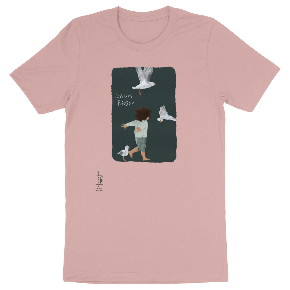 Lass' uns fliegen! - Unisex T-Shirt aus Bio-Baumwolle